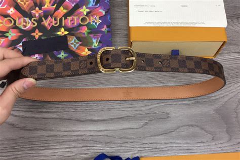 louis vuitton damier ebene belt replica|Louis Vuitton mini 25mm belt.